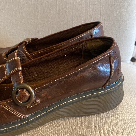 Airwalk Vintage Mary Jane Wedge Flats 90s Y2K Brown Size 8 - Picture 2 of 11